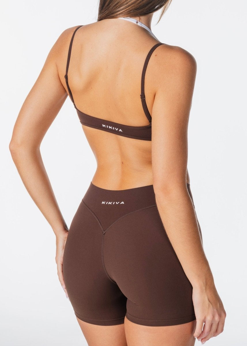 Two Tone Crop - Dark Choc - Kikiva Collection
