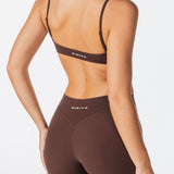 Two Tone Crop - Dark Choc - Kikiva Collection