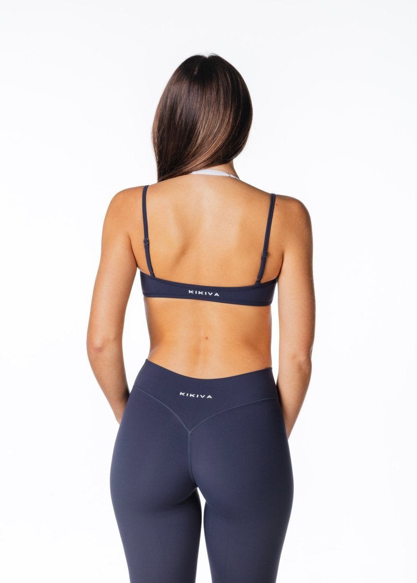 Two Tone Crop - Dark Navy - Kikiva Collection