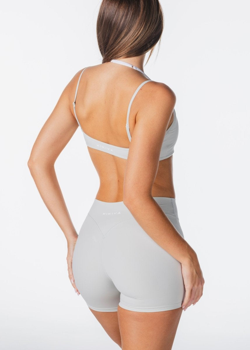 Two Tone Crop - Light Grey - Kikiva Collection