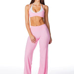 Uniform TALL 'Flow' Flares - Ballet Pink - Kikiva Collection