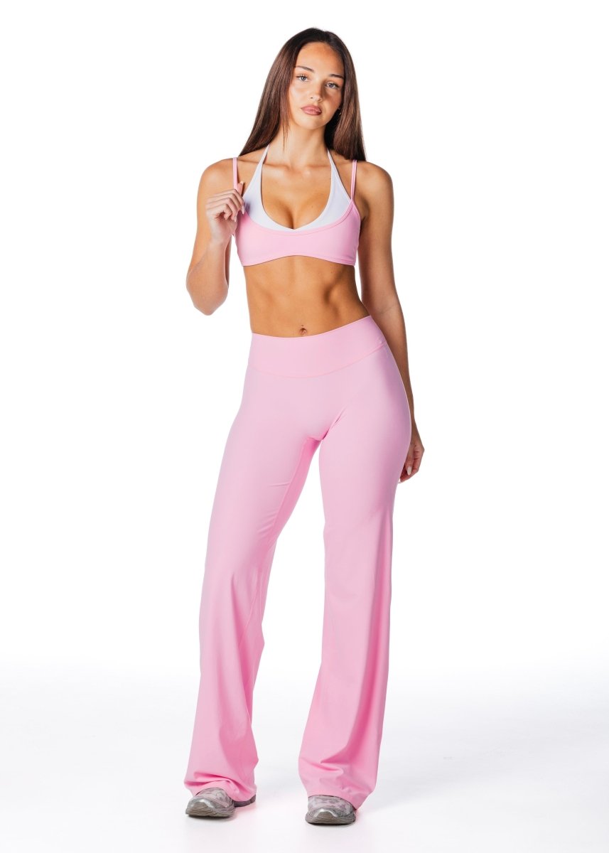 Uniform TALL 'Flow' Flares - Ballet Pink - Kikiva Collection