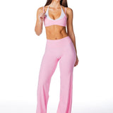 Uniform TALL 'Flow' Flares - Ballet Pink - Kikiva Collection