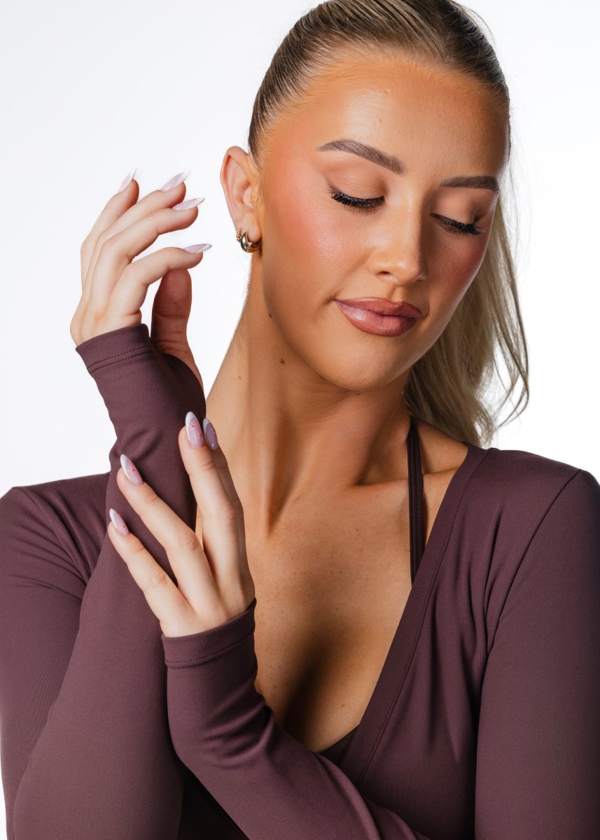 Wrap Top - Espresso - Kikiva Collection
