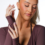 Wrap Top - Espresso - Kikiva Collection