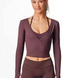Wrap Top - Espresso - Kikiva Collection