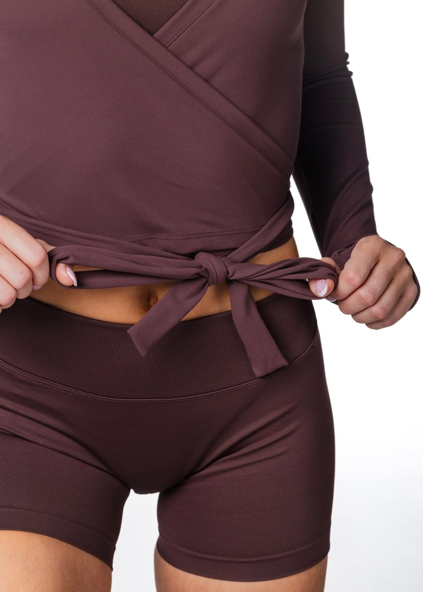 Wrap Top - Espresso - Kikiva Collection