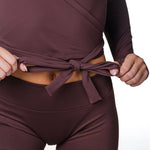 Wrap Top - Espresso - Kikiva Collection