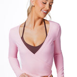 Wrap Top - Rose Pink - Kikiva Collection