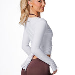 Wrap Top - White - Kikiva Collection