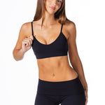 'Zalia' Crop - Black - Kikiva Collection