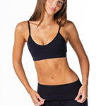 'Zalia' Crop - Black - Kikiva Collection