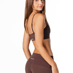 'Zalia' Crop - Dark Choc - Kikiva Collection