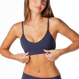 'Zalia' Crop - Dark Navy - Kikiva Collection