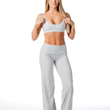 'Zalia' Crop - Light Grey - Kikiva Collection