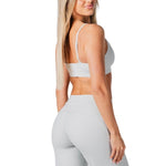 'Zalia' Crop - Light Grey - Kikiva Collection